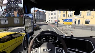 Nuremberg to Stuttgart  Euro Truck Simulator 2  Thrustmaster TX [upl. by Ramel13]