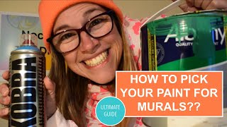 Mastering Murals The Ultimate Guide to Choosing the Perfect Paints For Mural Painting [upl. by Lleinad]