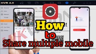 Hik connect share other accountHikvision online view multiple mobile [upl. by Sible921]