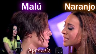 MALÚ amp MÓNICA NARANJO  Aprendiz  Qué nos transmite  CANTANTE ARGENTINA  REACCION amp ANALISIS [upl. by Eniamrahs]