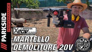 PARKSIDE PERFORMANCE Martello Demolitore 20V  PKHAP 20Li A1 2022 [upl. by Enairb]