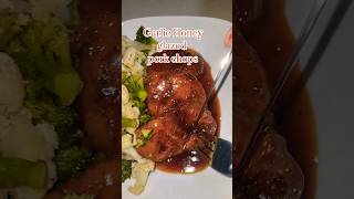 Garlic Honey Glazed Pork Chops shorts [upl. by Emelin]