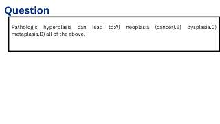 Pathologic hyperplasia can lead to [upl. by Daisi370]