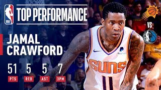 Jamal Crawfords MUSTSEE 51 Point Performance At Age 39  April 9 2019 [upl. by Asseram]