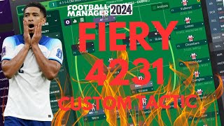 The FIERY 4231 FM24 Tactic  Football Manager 2024 Best Tactics [upl. by Yelrebma]