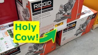 Home Depot is Insane Rigid Chop Saw Massive Tool Discount [upl. by Aylat]