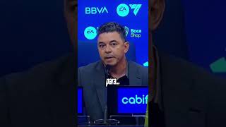 quot¿LÍNEA DE 5 TE VOY A CORREGIRquot Marcelo Gallardo y una respuesta memorable  Shorts [upl. by Akinit642]