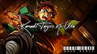 Kamado Tanjiro No Uta Demon Slayer  Kimetsu No Yaiba Rock Version RemixCover [upl. by Anavahs]