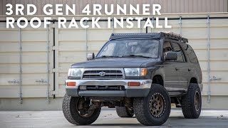 3rd Gen 4Runner Roof Rack Install [upl. by Ahsillek]