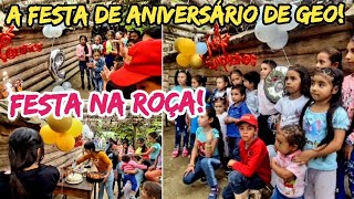 FESTA NA ROÇA ANIVERSÁRIO DE GEO🎊 [upl. by Cassaundra17]