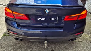 Bmw G30G31F90 Original Trailer tow hitch Retrofit Anhängerkupplung NachrüstenBimmercoding [upl. by Ragan]