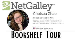 NetGalley Bookshelf Tour [upl. by Airec]