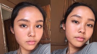 Everyday natural glowy makeup routine  Daily makeup tutorial Drugstore [upl. by Jarrett678]