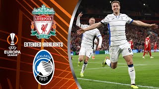 Liverpool vs Atalanta Extended Highlights  UEL QuarterFinals 1st Leg  CBS Sports Golazo [upl. by Marin771]