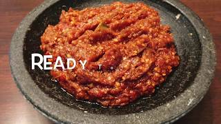 Homemade Indonesian Spicy Chili Paste Sambal [upl. by Jaquelin]