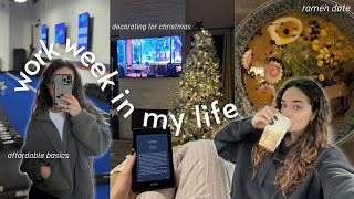 week in my life wfh affordable new basics doing something new cozy christmas vibes opening up [upl. by Aniara]