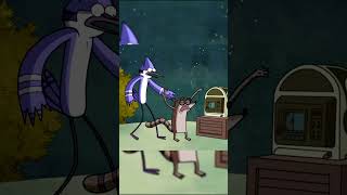 Mordecai and Rigby fight BUFF ZOMBIE 💀 regularshow shorts [upl. by Rol130]