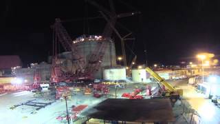 Time lapse of 83day Sequoyah Unit 2 Steam Generator Replacement [upl. by Garlaand]