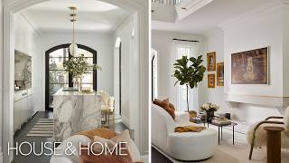 Tour A SemiDetached Victorian House With Refined Parisian Style [upl. by Ahsyas]