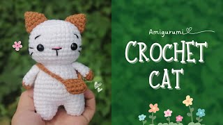 Crochet Cat  Amigurumi  Tutorial [upl. by Saitam]