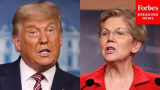 Elizabeth Warren Trump Brags To His Extremist Right Wing Base About Ending Roe V Wade [upl. by Ahsimal725]