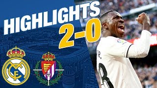 REAL MADRID 20 VALLADOLID  ALL GOALS amp HIGHLIGHTS  LaLiga [upl. by Katleen800]