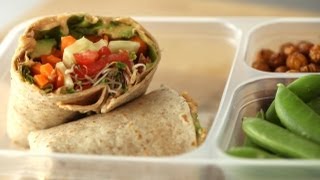 Healthy Hummus Wrap Recipe [upl. by Paxon]