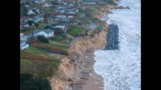 Hembsy  Warnings issued as coastal erosion causes road collapse [upl. by Alta201]