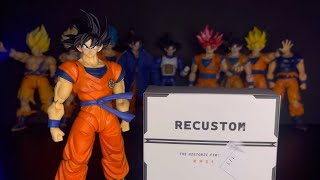 SH FIGUARTS RECUSTOM DESTINED RIVAL amp FOE  GOKU  HISTORIC FIRST BATTLE  HEAD SWAPS [upl. by Anitteb512]