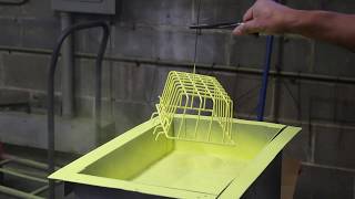 See the Fluidized Bed Powder Coating Process [upl. by Inwat872]