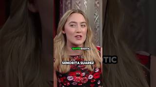 Saoirse Ronan Teaches You Irish Name  shorts [upl. by Elletnuahc979]