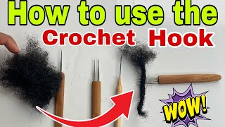 😱How to use the crochet hook on dreads video official [upl. by Adnohsek19]