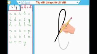 Dạy bé học viết chữ cái tiếng việt  tuti channel [upl. by Anwahsal]