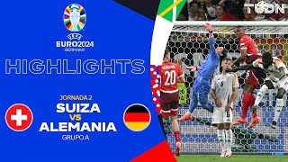 HIGHLIGHTS  Suiza vs Alemania  UEFA EURO 2024  J3  TUDN [upl. by Adnolay]