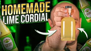 How to make a LIME CORDIAL in 5 minutes TheDrCork [upl. by Nyledam]