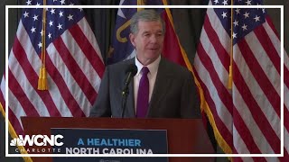 Gov Cooper celebrates Medicaid expansion in North Carolina  Full speech [upl. by Yrogiarc]