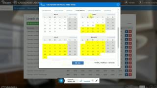 Calendario Laboral Configuración [upl. by Nasho496]