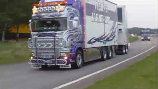 Scania R500 Malmbergs Åkeri Super V8 Sound [upl. by Asserac967]