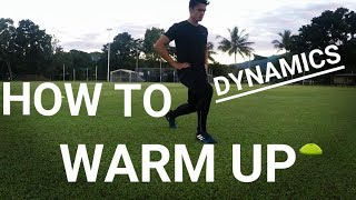 Dynamic Warm Up For SoccerFootball  How To [upl. by Avera947]