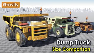 Dump Truck Size Comparison [upl. by Pudens6]