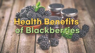 Health Benefits of Blackberries [upl. by Aiseneg766]