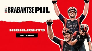 HIGHLIGHTS Elite Men  DE BRABANTSE PIJL 2022 [upl. by Jackie]