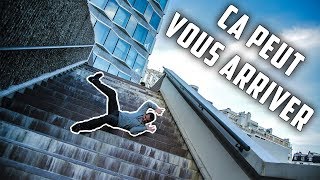 COMMENT CHUTER DANS LES ESCALIERS SANS SE FAIRE MAL [upl. by Echo646]