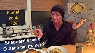 Shepherds pie of Cottage pie maken Planet Kook 24  Planet Michell [upl. by Lyrac352]