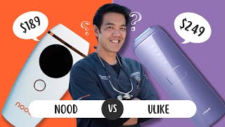 Athome Laser Hair Removal Showdown Ulike vs Nood [upl. by High525]