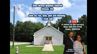 Zion Grove Baptist Church  Rev Morris Mitchell [upl. by Linnell]