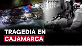 Cajamarca despiste de bus deja al menos 20 fallecidos y varios heridos en Celendín [upl. by Bassett741]