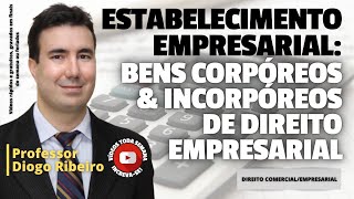 ESTABELECIMENTO EMPRESARIAL bens corpóreos e incorpóreos de Direito Empresarial  33 [upl. by Assirac613]