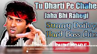 तू धरती पे चाहे जहा  Tu Dharti Pe Chahe Jaha Bhi Rahegi Sunny Dailog Hard Dance Bass Mix Dj Song [upl. by Herald]