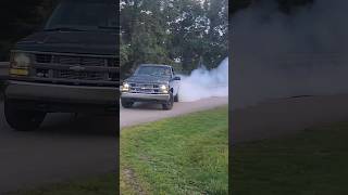 1000hp S488 LS Swapped OBS Chevy finishing off old tires Turbo LSswap OBSChevy Burnout [upl. by Naeloj329]